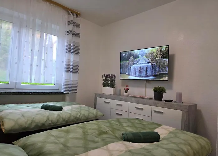 公寓 Exklusives Und Helles Erdgeschoss-apartment No 5 Im Zentrum Von Kassel, Schnelles 1gbit Internet, Geschirrspueler, Boxspringbetten